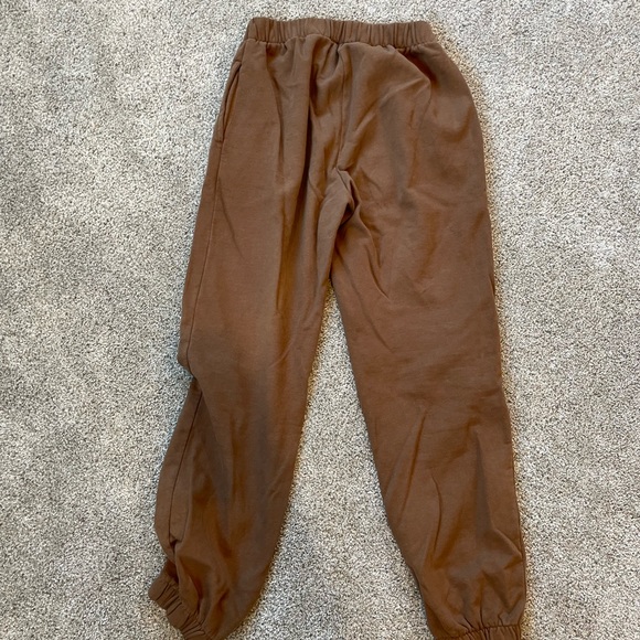 SOLD - Brown Brandy Rosa Sweatpants - Picture 2 of 3